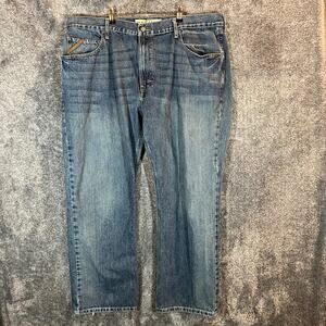 Ariat M4 Jeans Mens 42x30 Relaxed Bootcut Lowrise Western Workwear Legacy Denim